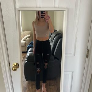 Levi’s mile high super black skinny jeans size 26